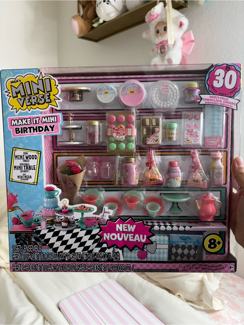 Mini Verse Make It Mini Birthday Playset - Pink Party Accessories